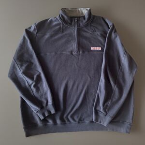 VINEYARD VINES 1/4 Zip Classic Shep Shirt Pullover Sweatshirt Blue Men’s 2XLB
